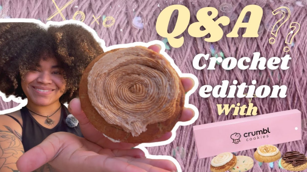 Useful crochet tips shared during a Crumbl Q&A