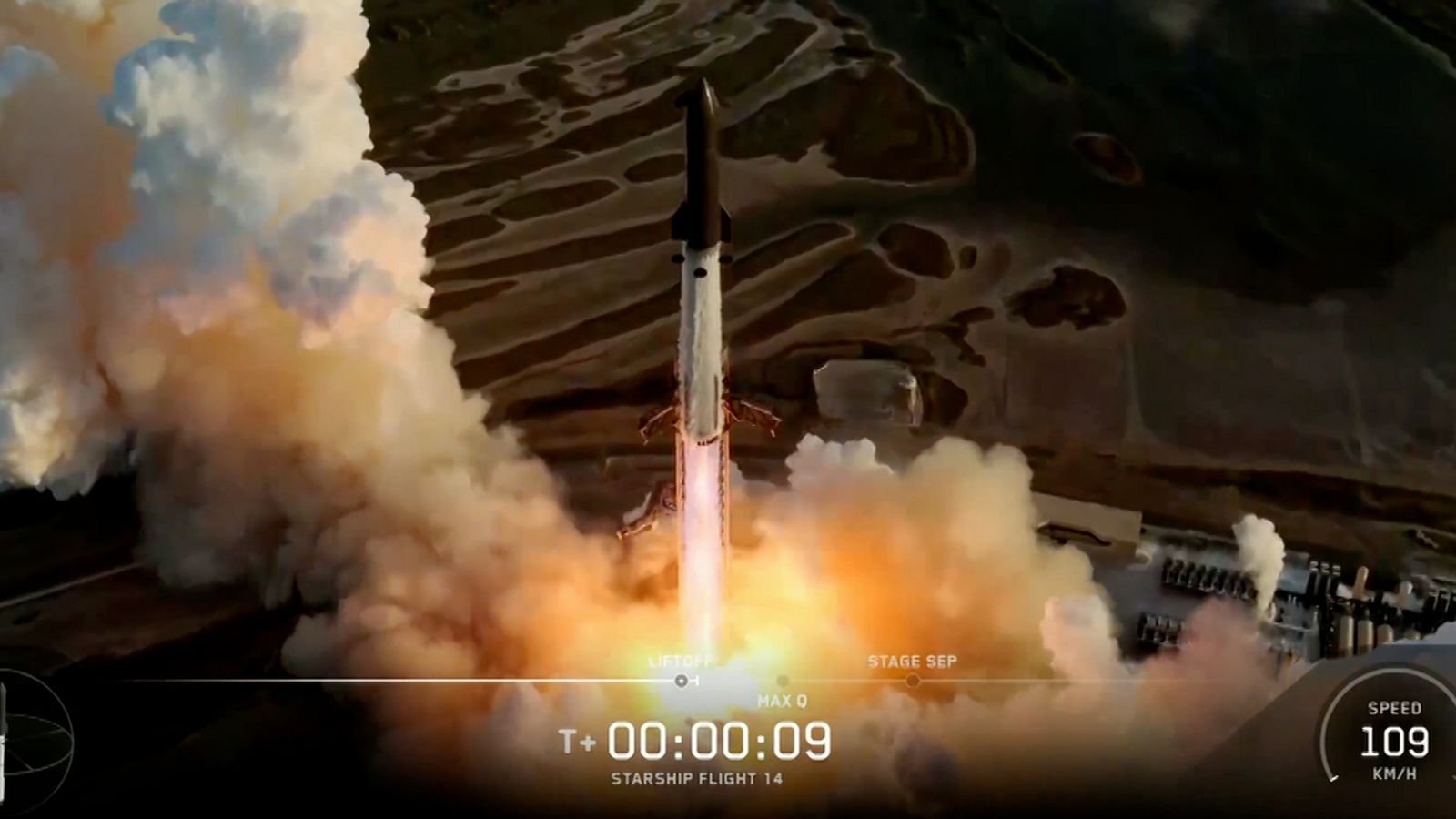 SpaceX launches Starship rocket for its debut orbit around Earth