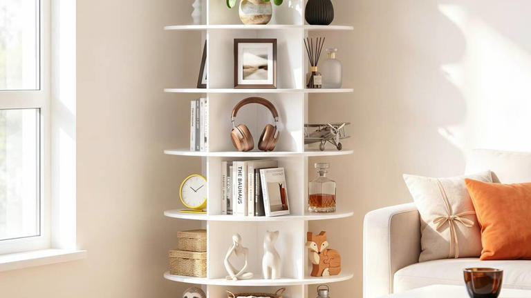 Clear up closet clutter with Walmart’s 'sturdy' 7-tier rotating shoe rack