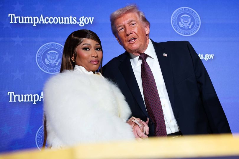 Donald Trump and Niki Minaj