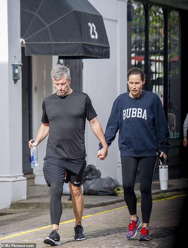 Minnie Driver makes a rare appearance with fiancé as she breaks cover ...