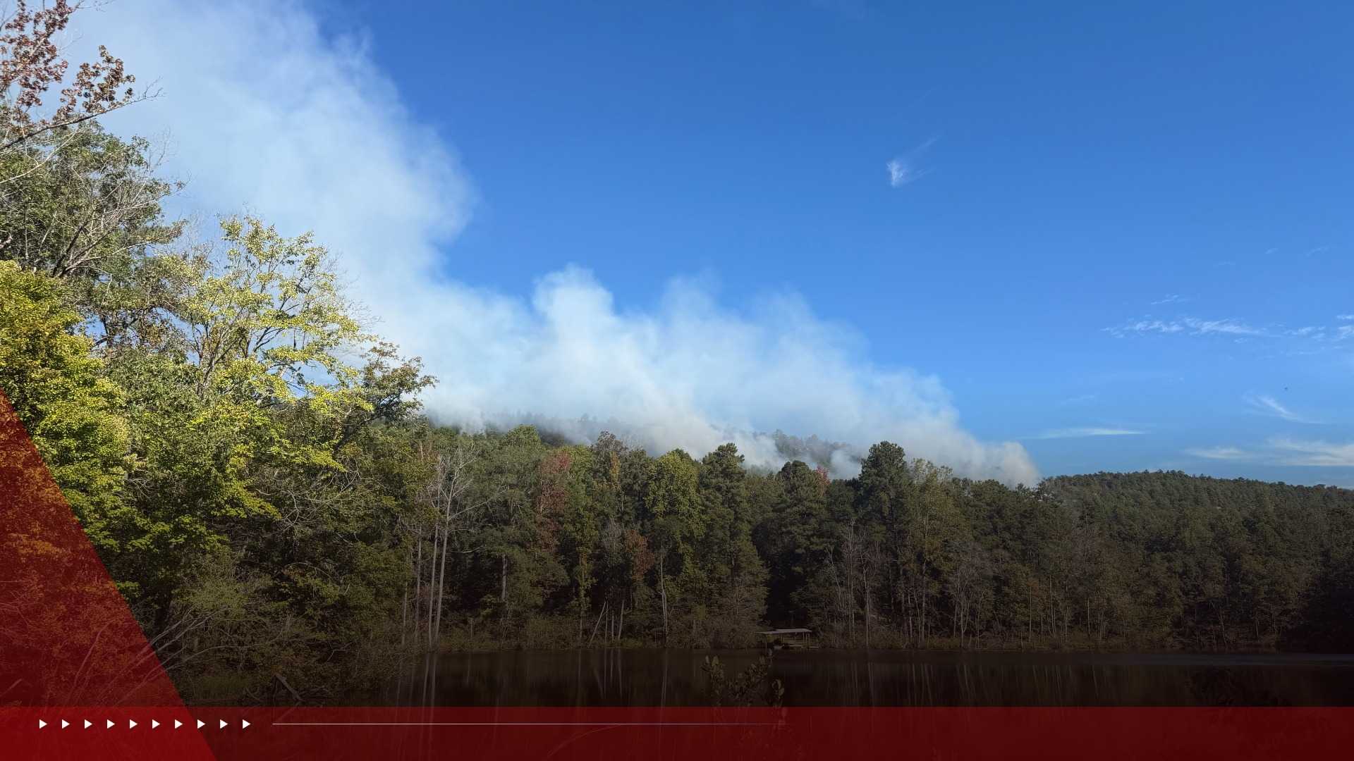 Lightning strike believed to cause Oak Mountain State Park fire