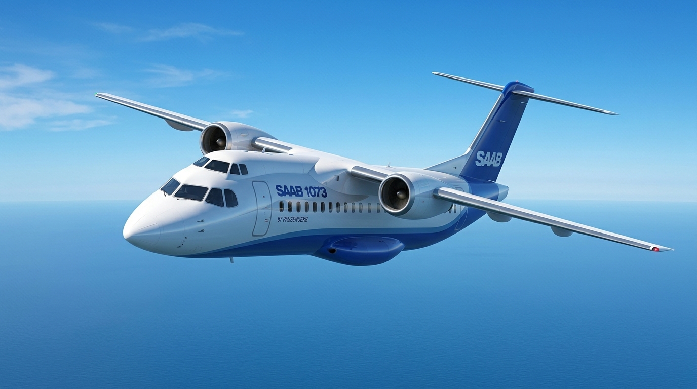 Saab's mini 747 could board nearly 90 passengers in five minutes