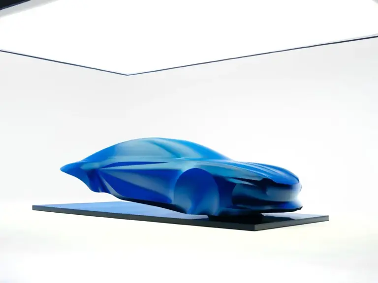Alpine's new A110 EV has been teased with a Concorde-inspired sculpture ...