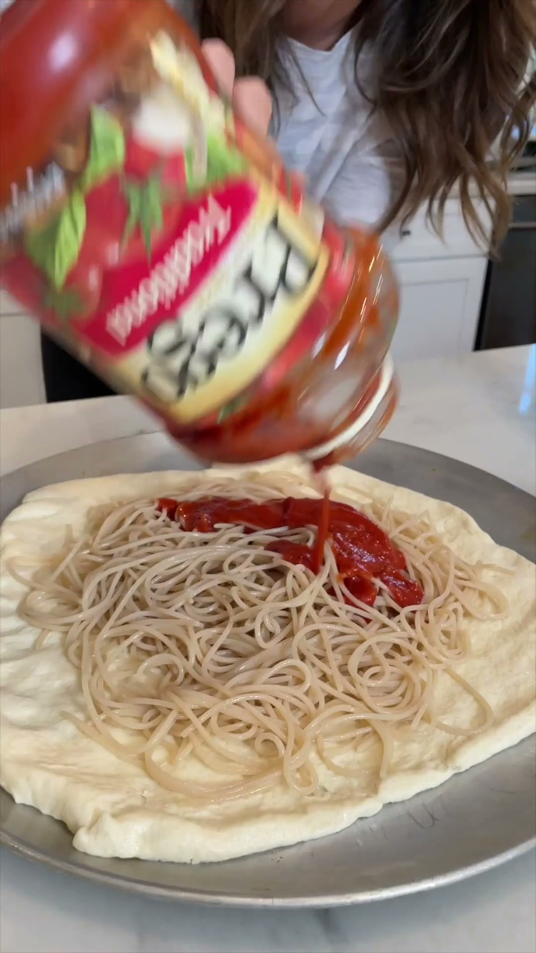 Pizza calzone packed with cheesy flavor