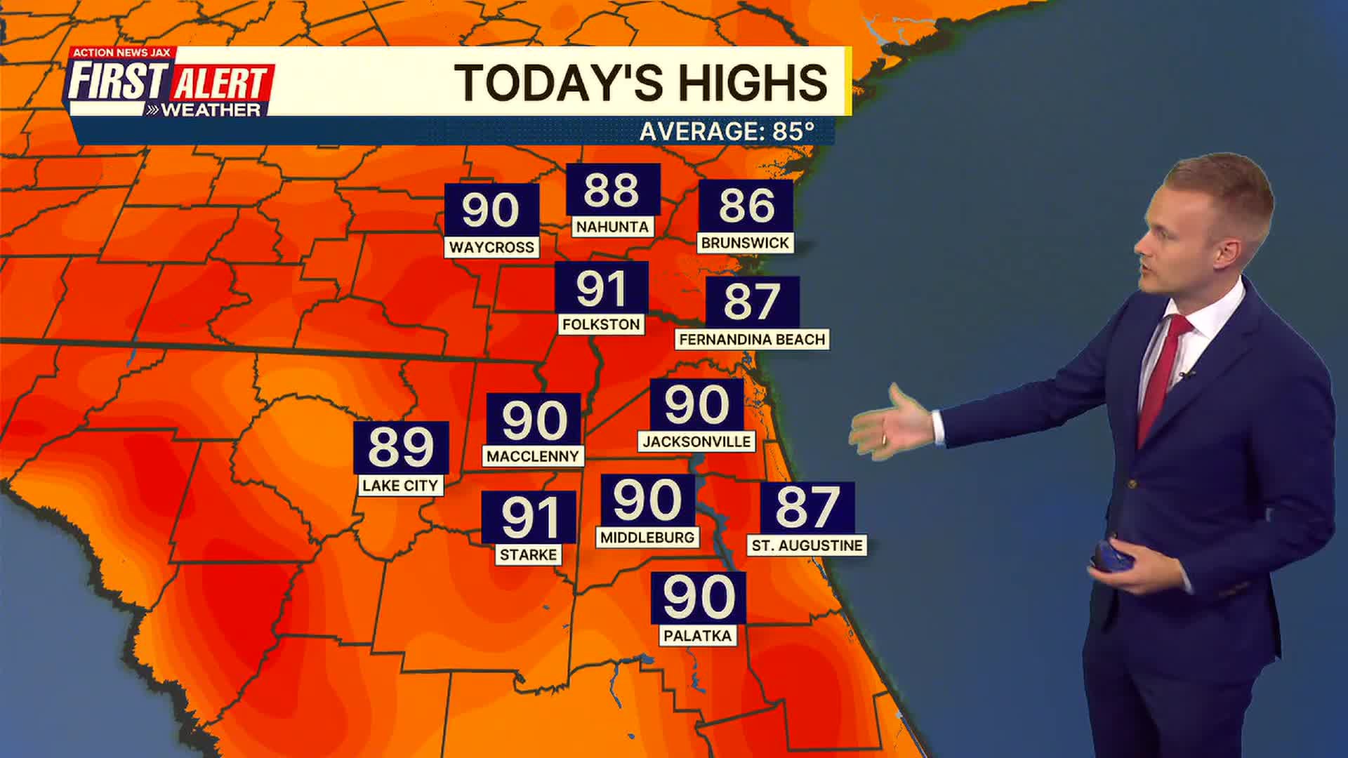 First Alert Weather: Warm but dry start to the week