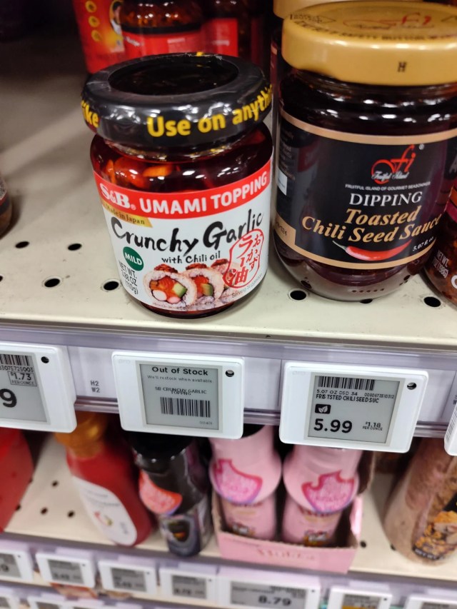 Electronic grocery tag hides item's price after false 'out of stock ...