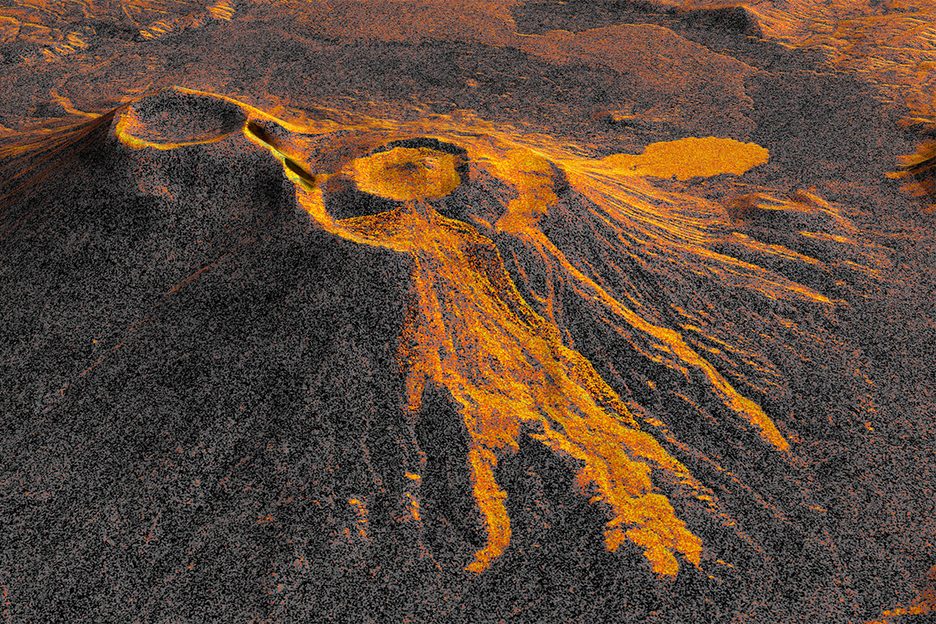 NASA satellite video shows an enormous volcano spewing out lava from space