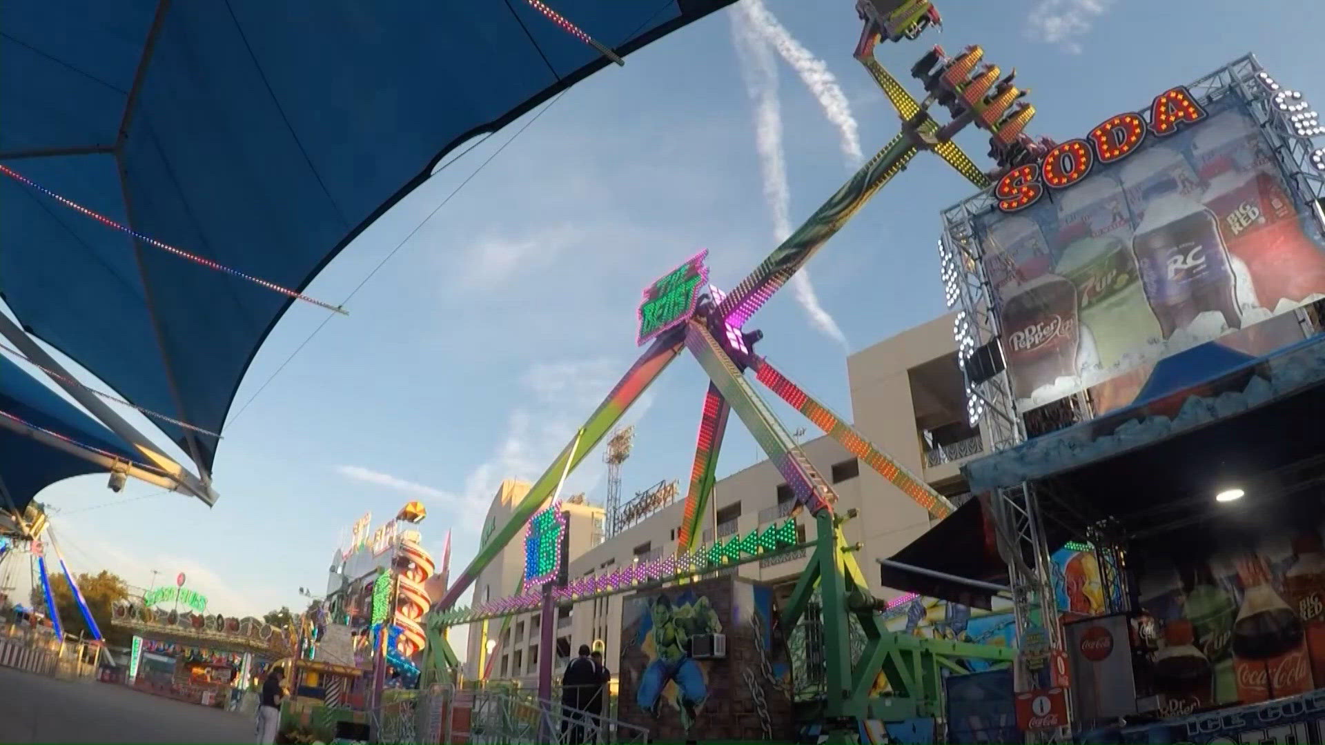 State Fair midway features multiple rides in Dallas