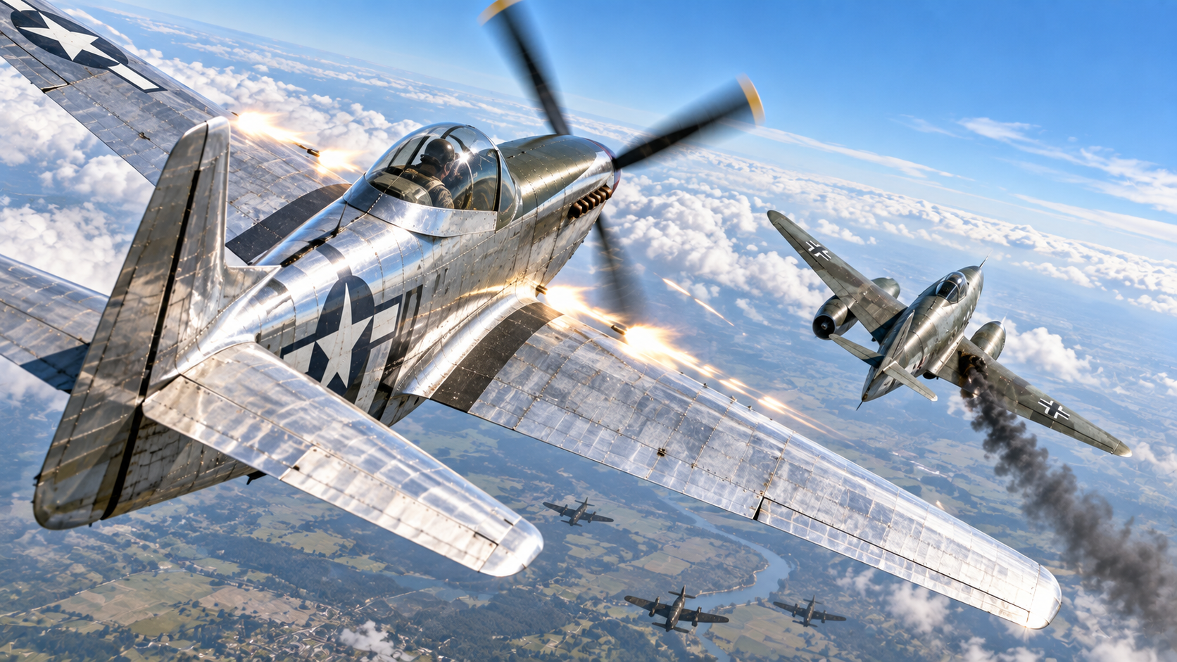 Me 262 dogfight - Could you survive against Germany’s jet fighter?