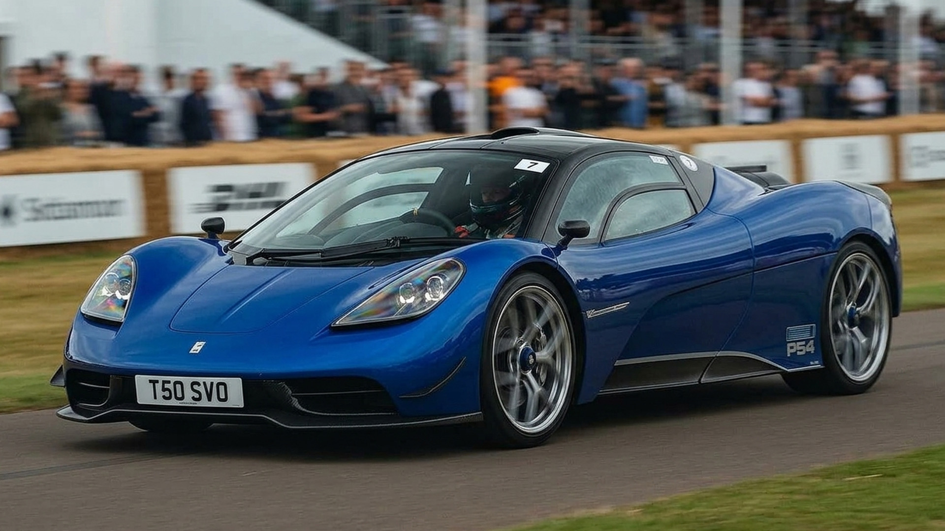 Gordon Murray T.50 unleashes its V12 on the course