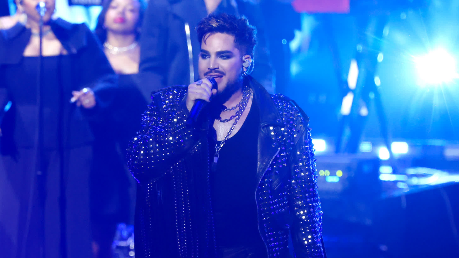 Adam Lambert salutes George Michael during tribute at 2026 MTV VMAs