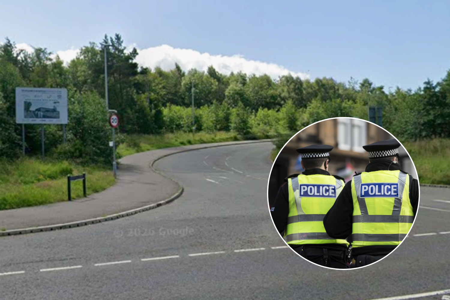 Driver taken to hospital after two-vehicle crash outside West Lothian ...