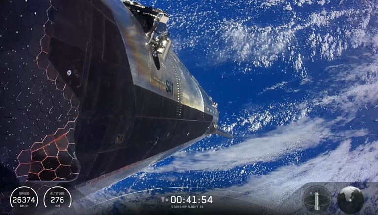 SpaceX Starship explodes after first orbital trip – follow live