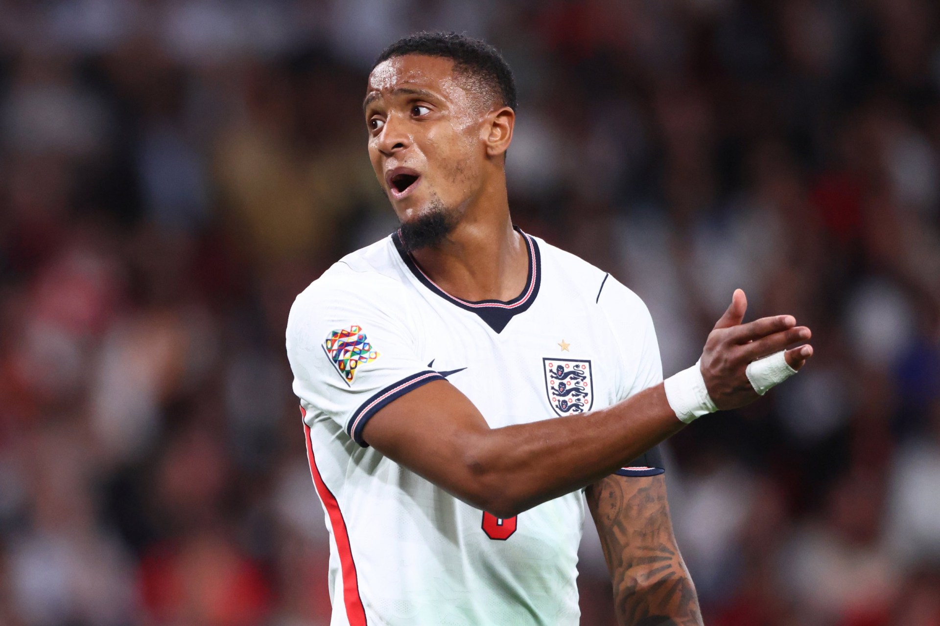 Ezri Konsa played the entirety of the defeat to Spain (Picture: Getty Images)