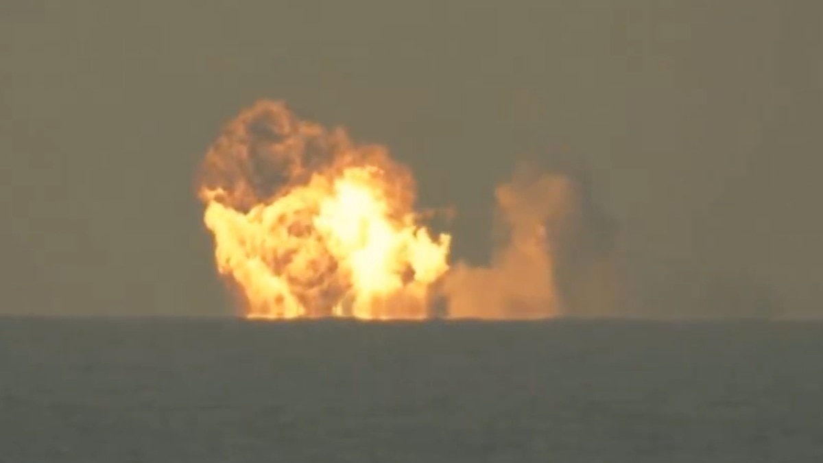 Watch: Super Heavy rocket explodes after launching Starship into space
