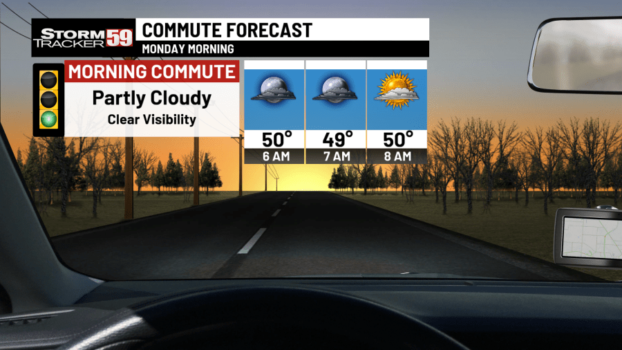 Easy morning commute to start off the week