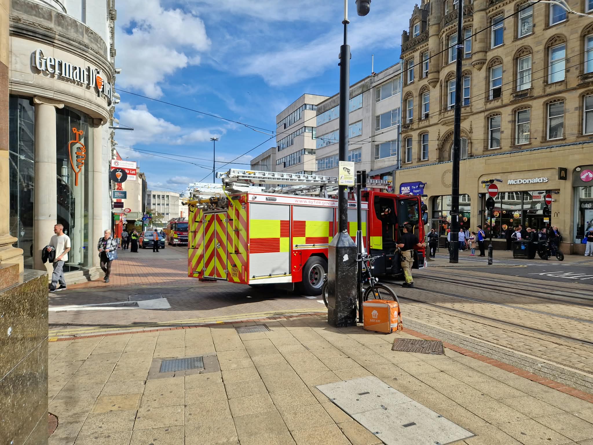 Travel chaos as all tram routes disrupted due to incident at Sheffield ...