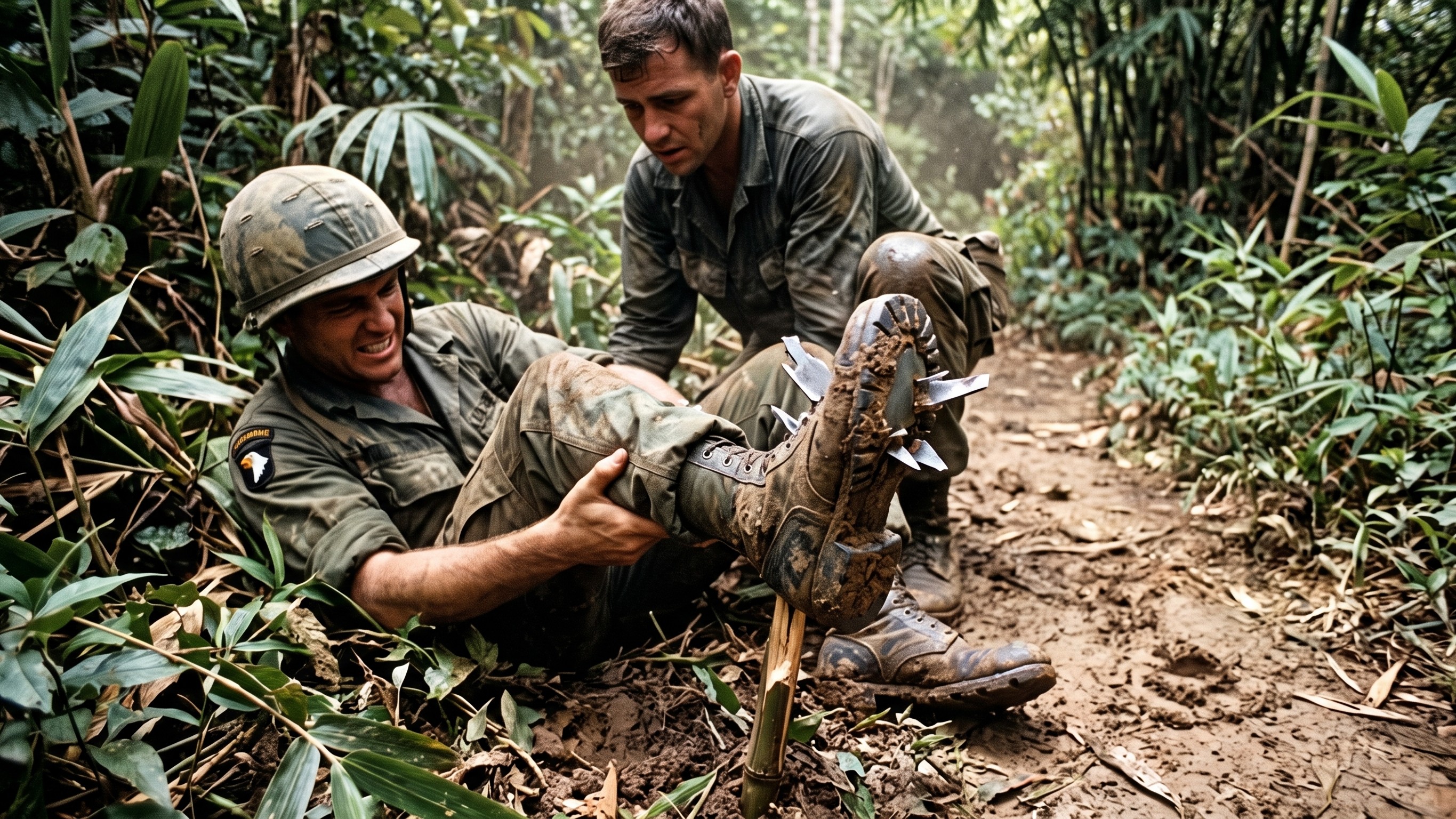 Viet Cong designed booby traps to maim soldiers and destroy morale ...
