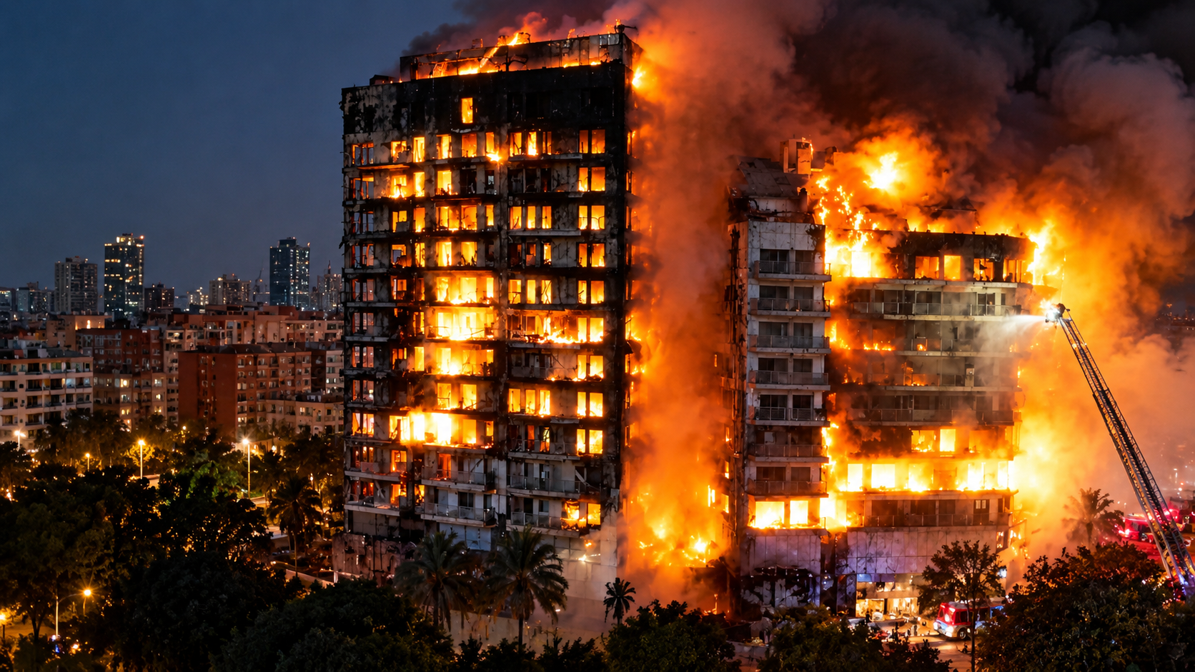 Residents watched flames race up their apartment tower then the fire ...