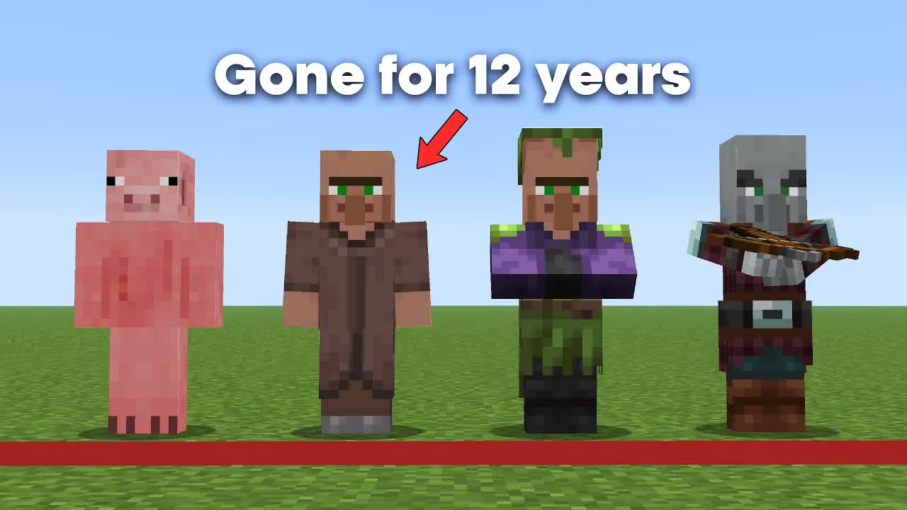 Every Minecraft villager ever (even the banned ones)