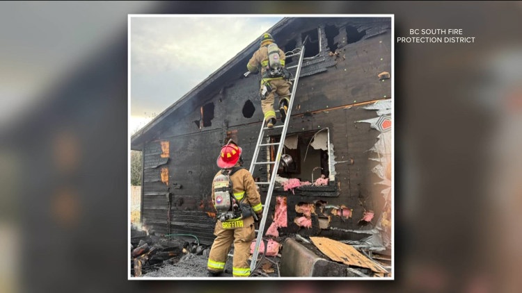Family displaced after fire destroys Hailey home