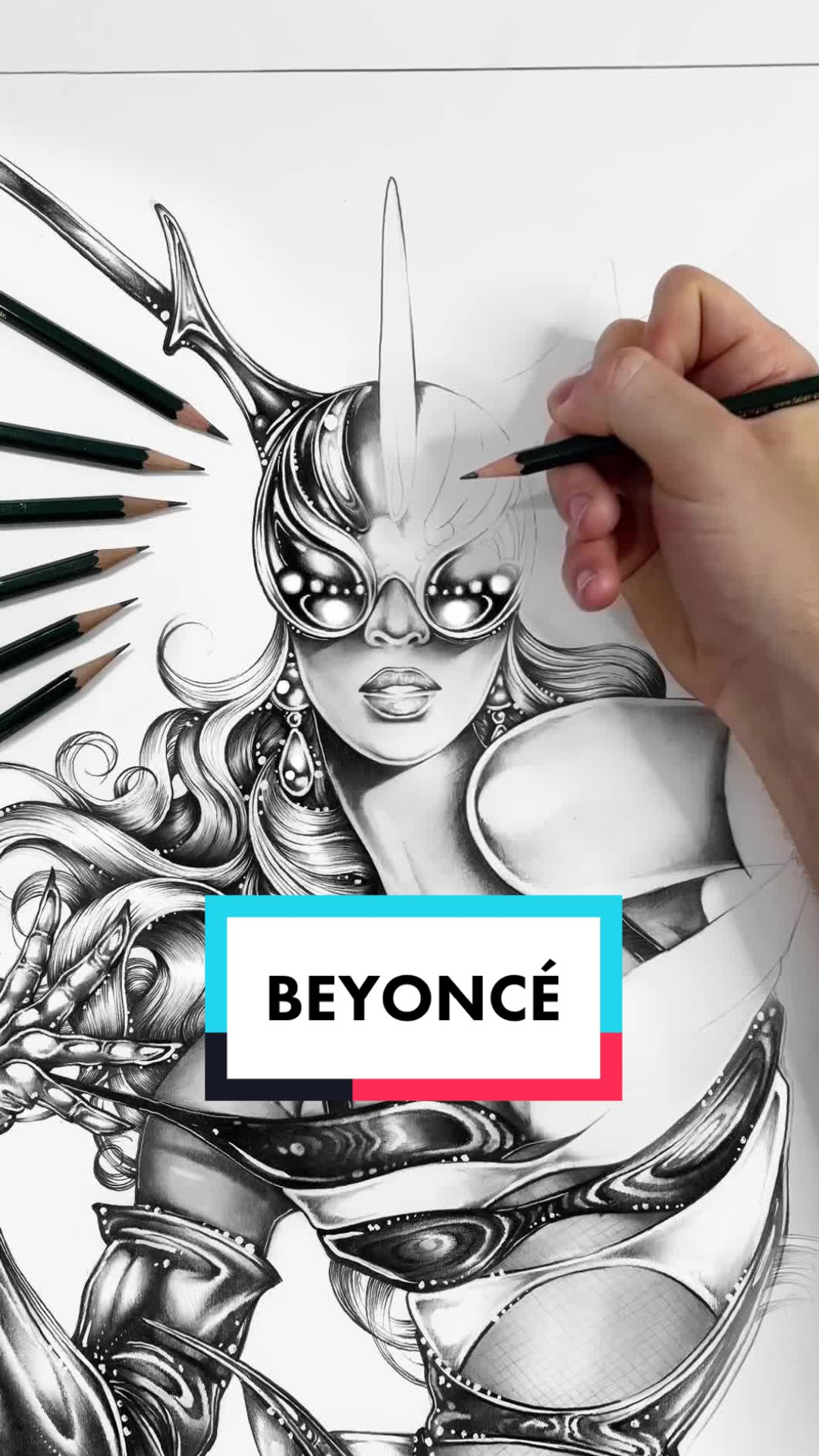 What makes this Renaissance inspired fashion art stand out