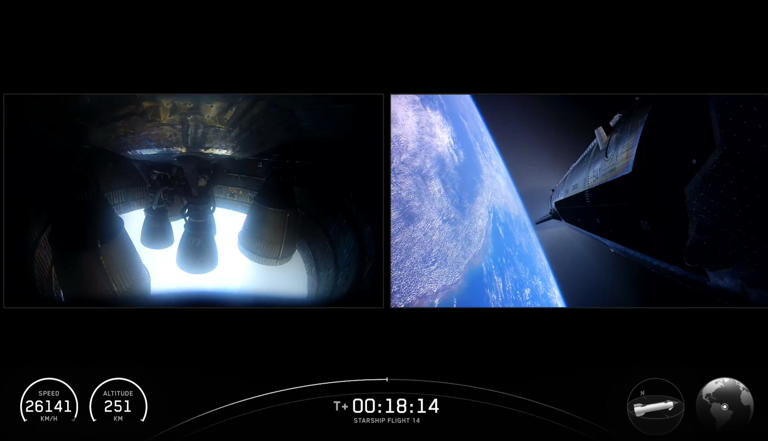 SpaceX Starship explodes after first orbital trip – follow live