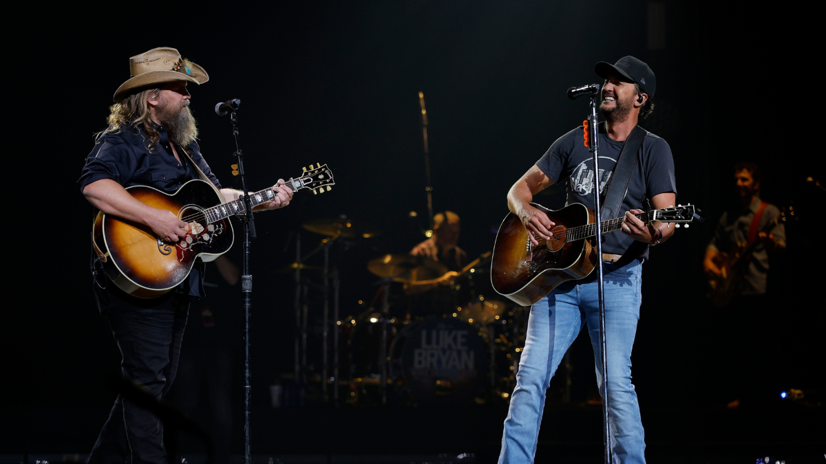 Luke Bryan shares why it was 'very intimidating' to perform with Chris ...