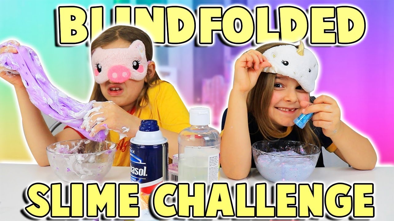 Blindfolded slime challenge | JKrew