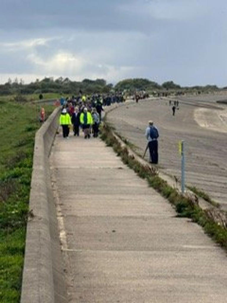 Hundreds of protesters march on giant Net Zero pipeline