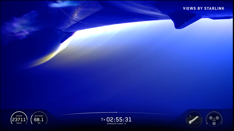 SpaceX Starship explodes after first orbital trip – follow live