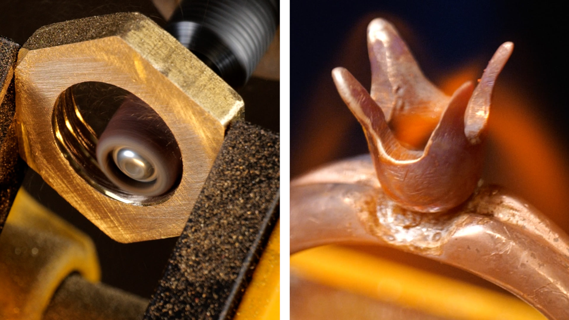 Gorgeous ring made from a nut by professional