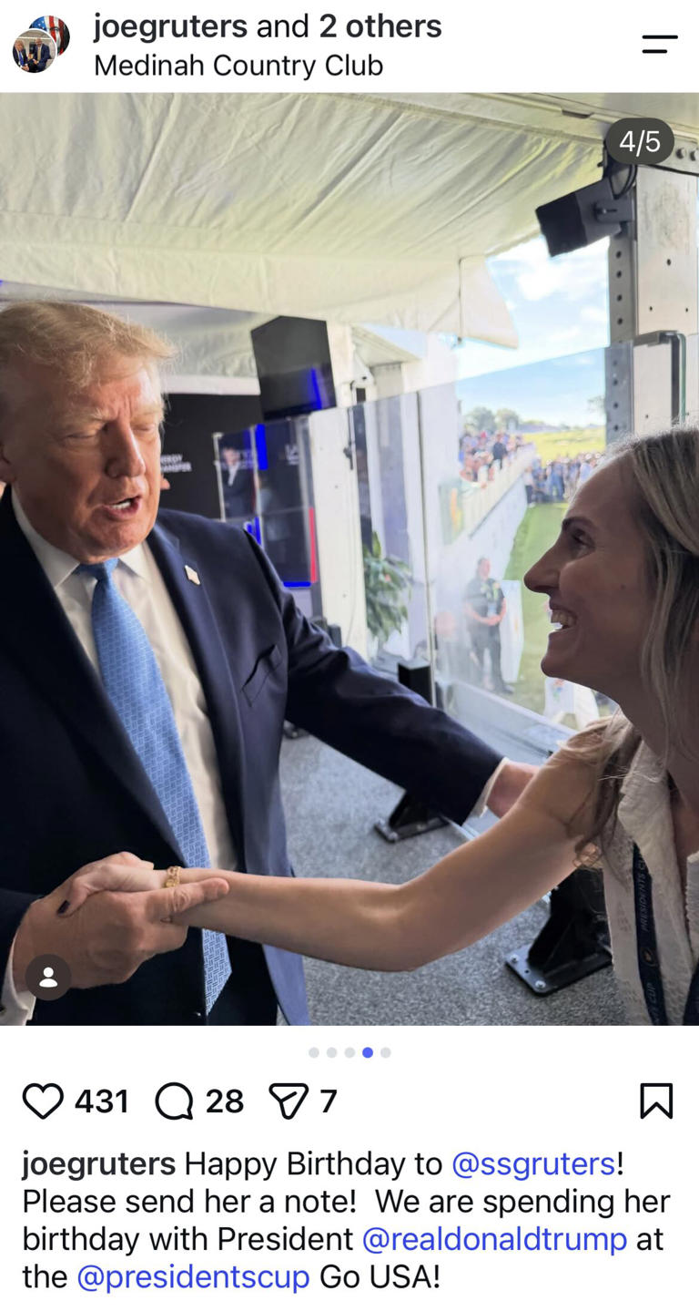 Trump’s awkward hand grip with GOP chair’s wife raises eyebrows