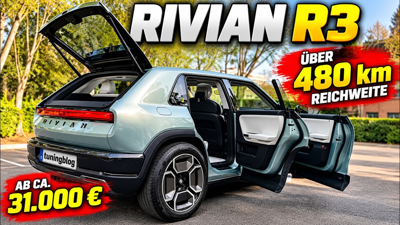 2028 Rivian R3: Kompakter Stromer könnte ab 31.000 Euro kommen