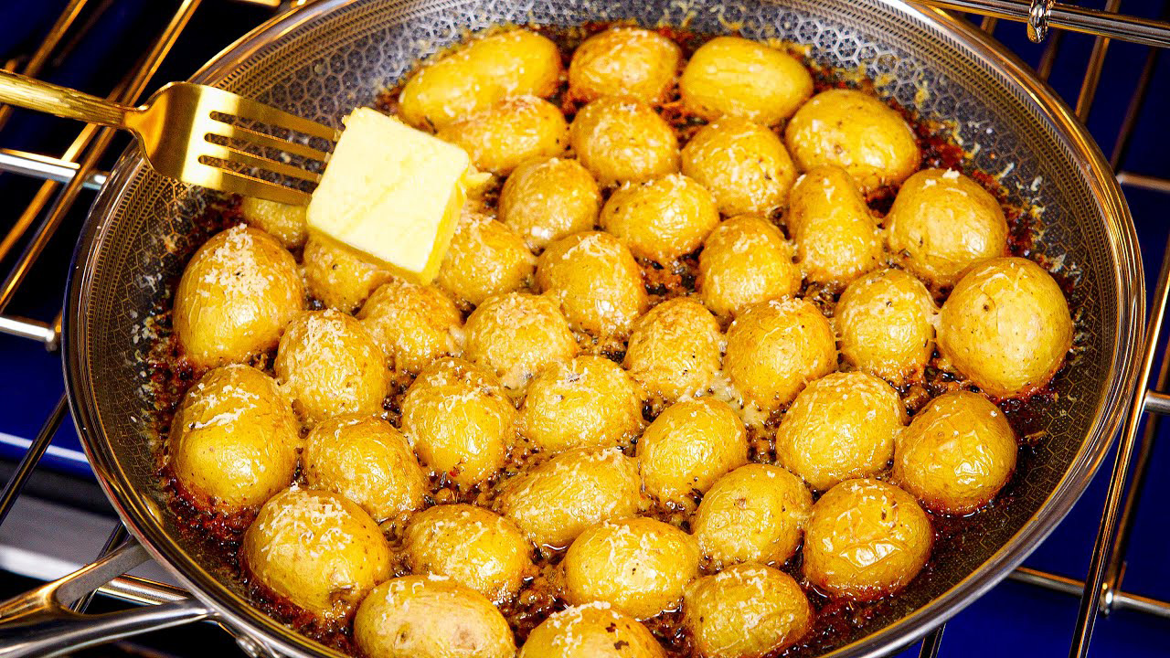 I make these crispy potatoes every week! So easy, cheesy and delicious!