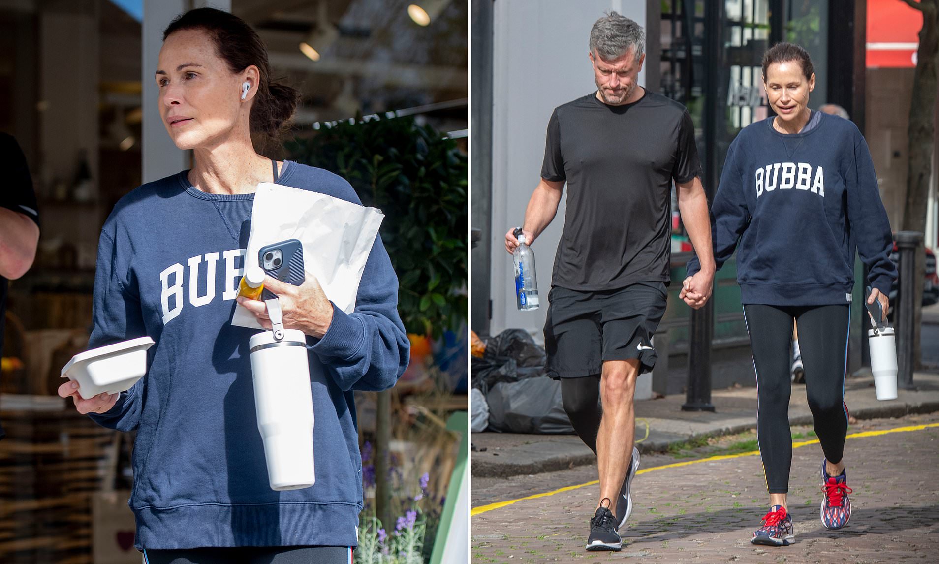 Minnie Driver makes a rare appearance with fiancé as she breaks cover ...