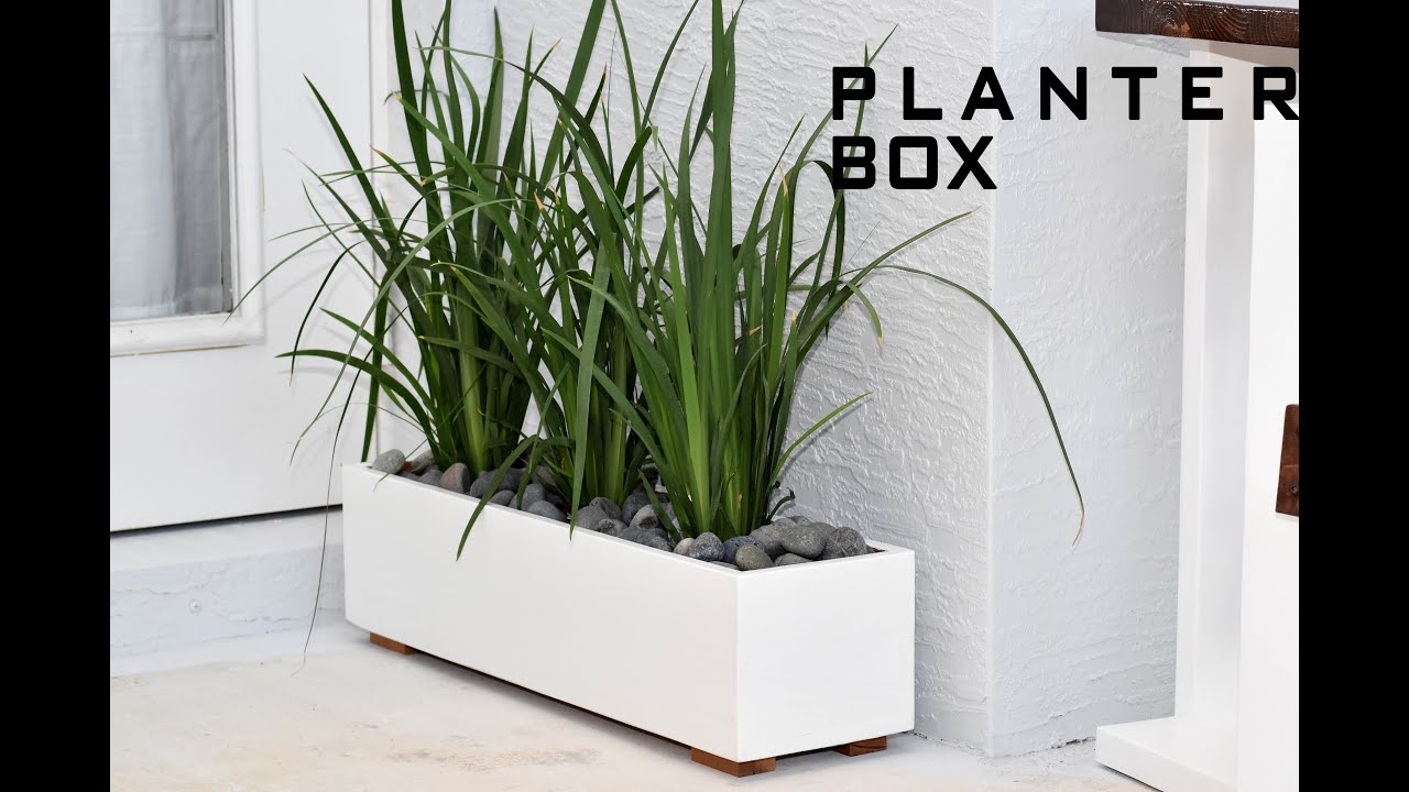 Modern planter box