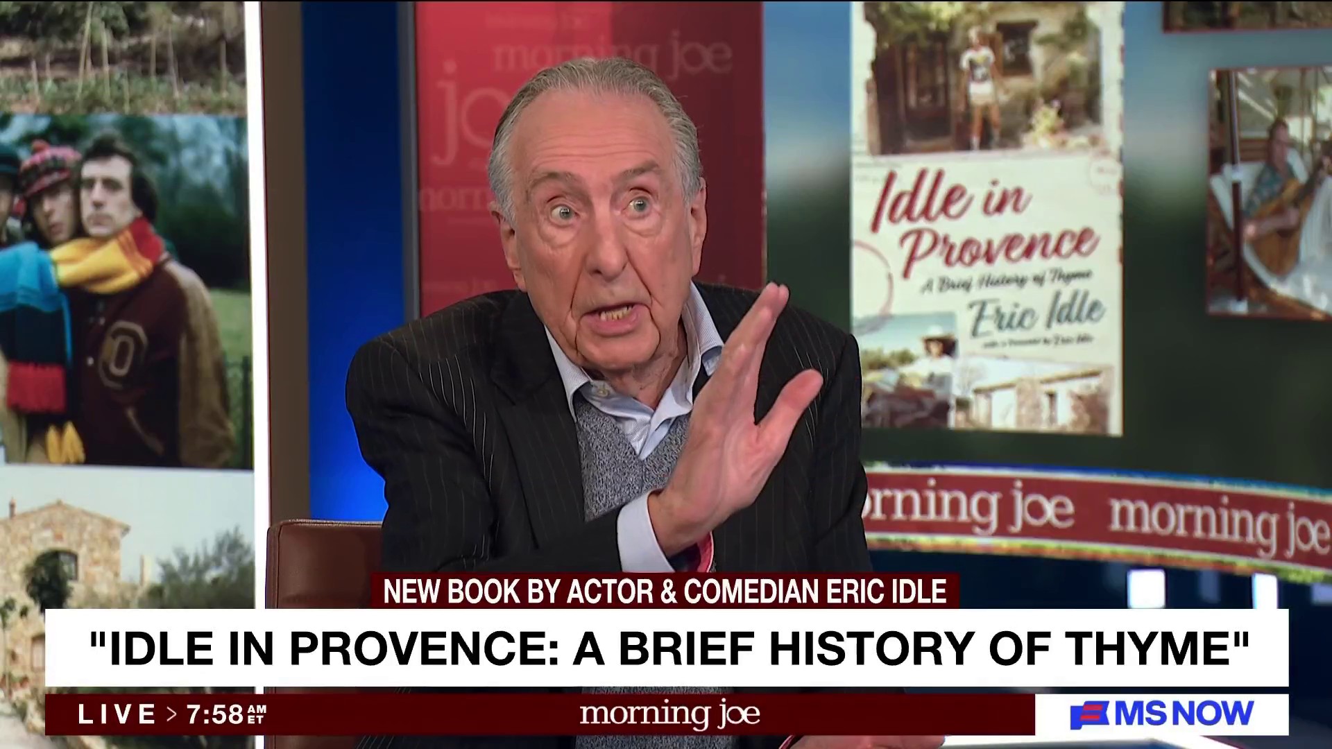 Actor and comedian Eric Idle on his new book, 'Idle in Provence: A ...