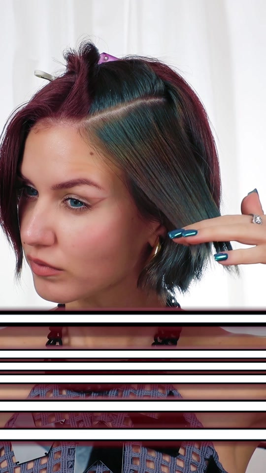 Watch me fix harsh hair color banding at home