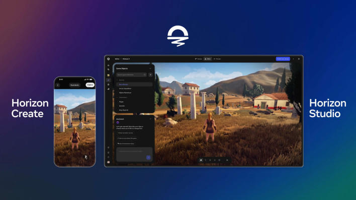 Meta reveals AI game creation tools Horizon Create and Horizon Studio