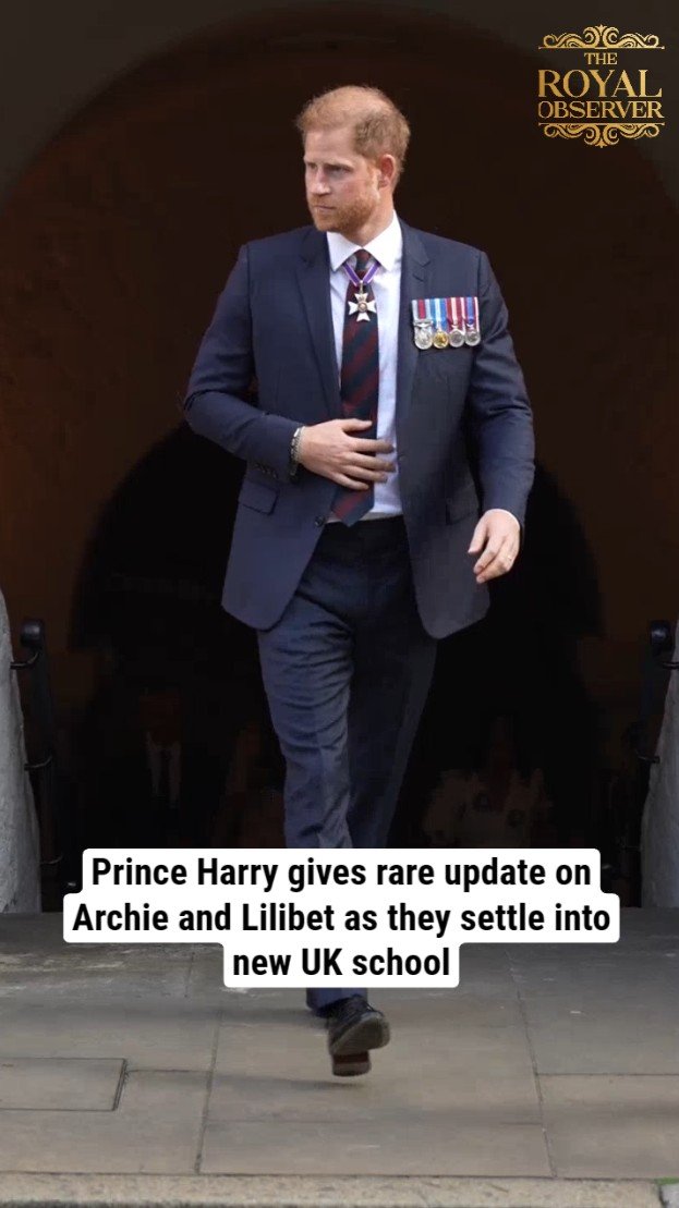 Prince Harry gives rare update on Archie and Lilibet as they settle ...