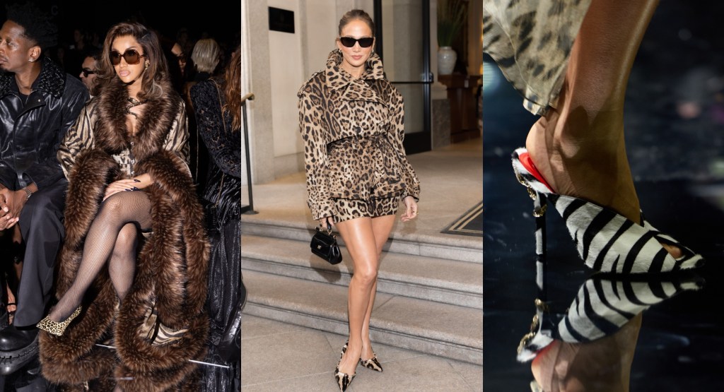 Shoes went wild with animal print at spring 2027 Milan Fashion Week