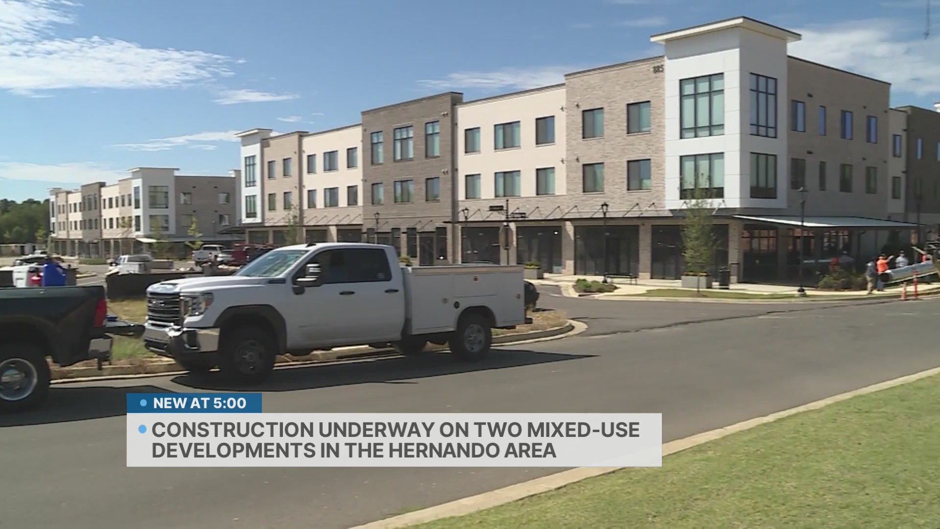 Construction continues for two mixed-use Hernando developments