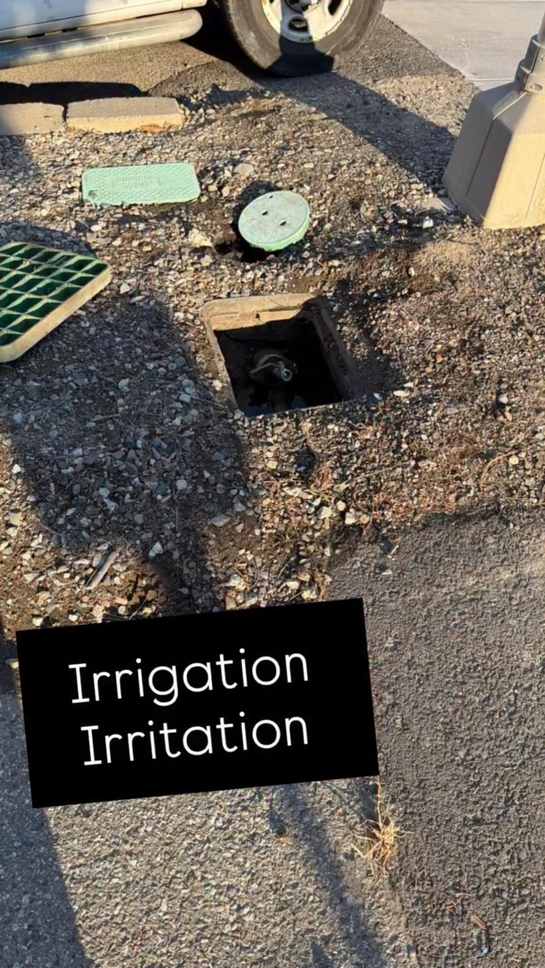 Fixing Our Broken Underground Irrigation Line Pipe Repair