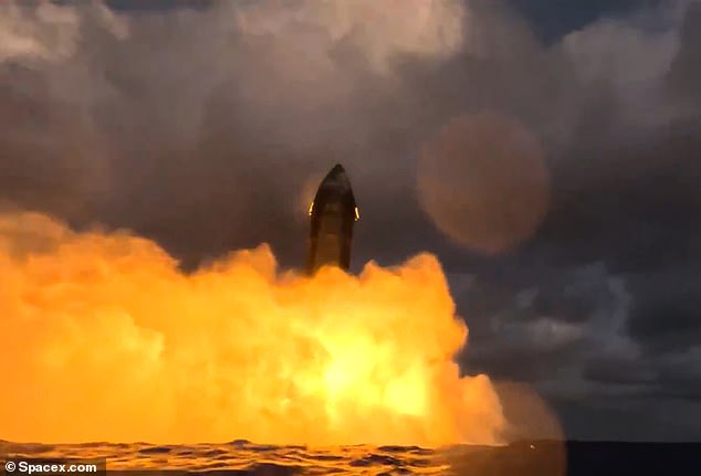 Massive SpaceX rocket explodes in a fireball as it hits ocean
