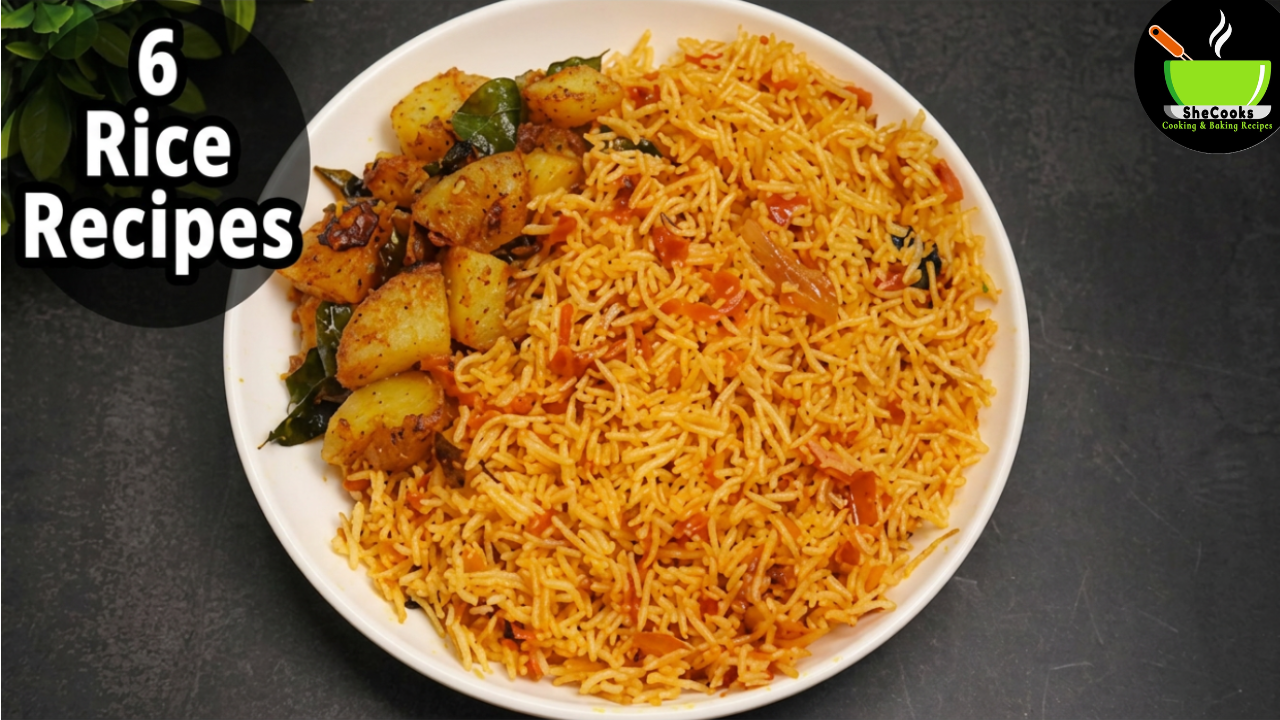 Easy Indian rice recipes for quick lunch meals
