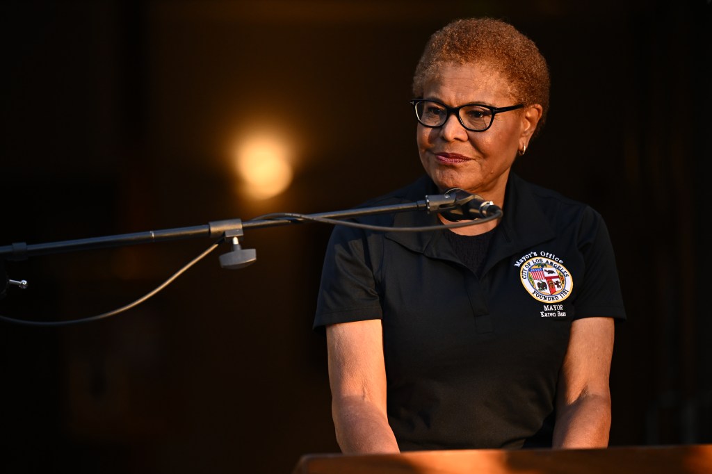 Nithya Raman takes double-digit lead over Karen Bass in new LA mayor’s ...