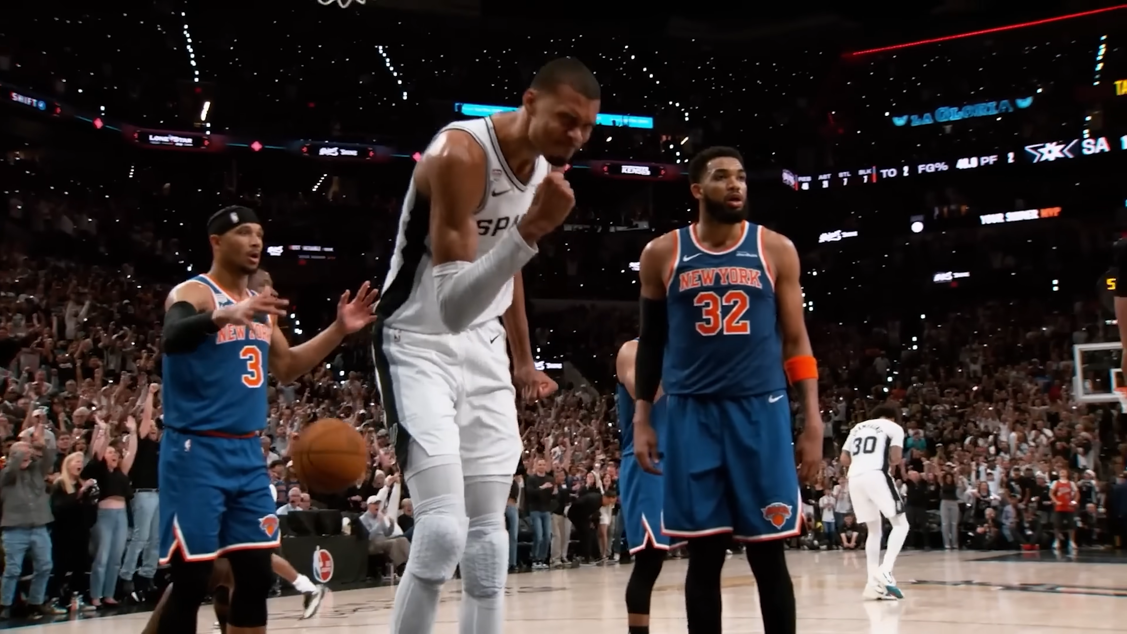 Victor Wembanyama was laughing. Then the Knicks erased a 29-point lead.