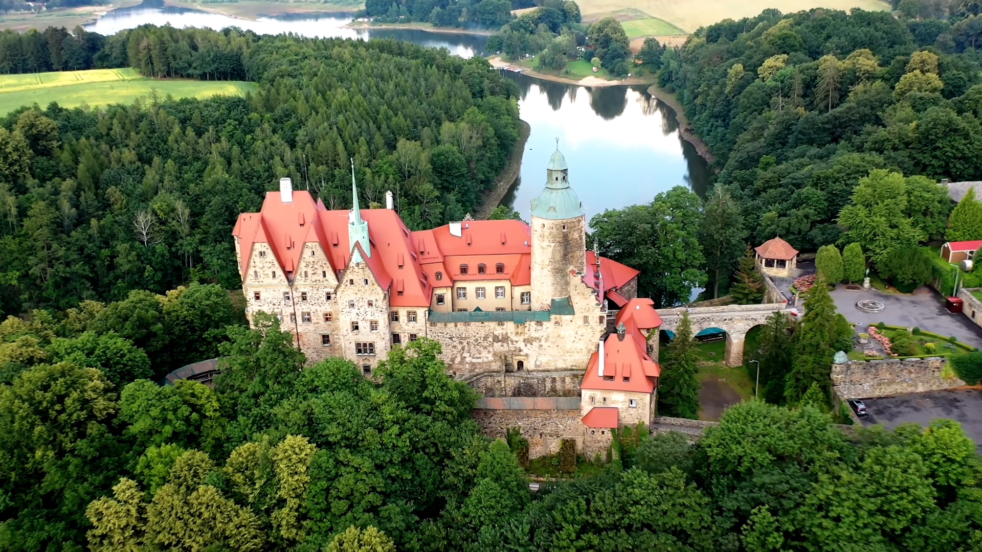 Europe’s most spectacular castles seen from above